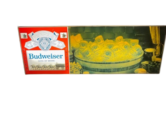 Vintage Budweiser Beer Sign Lighted Clydesdales
