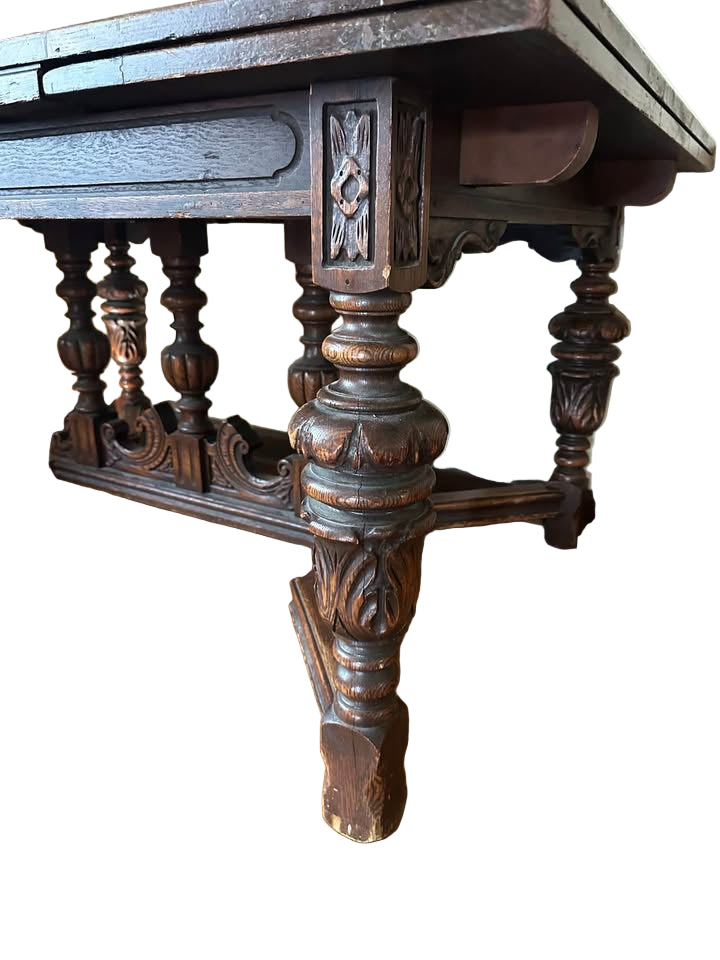 Antique table - Vintage and extendable