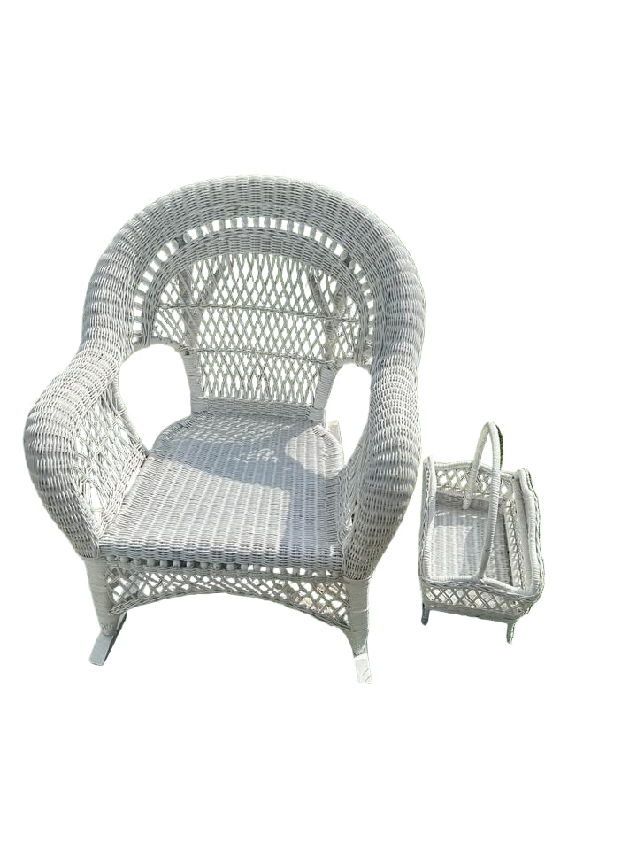 Vintage 7 Piece Wicker Furniture Set
