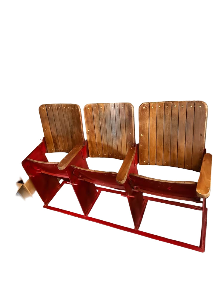 Early 1900s Antique Stadium Seats