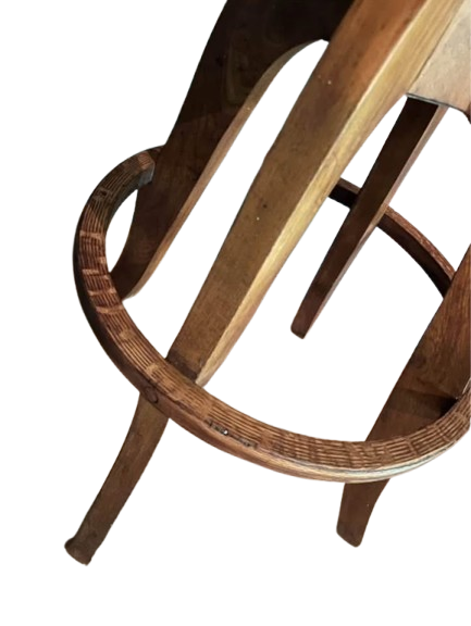 Antique Wooden Drafting Artists Stool