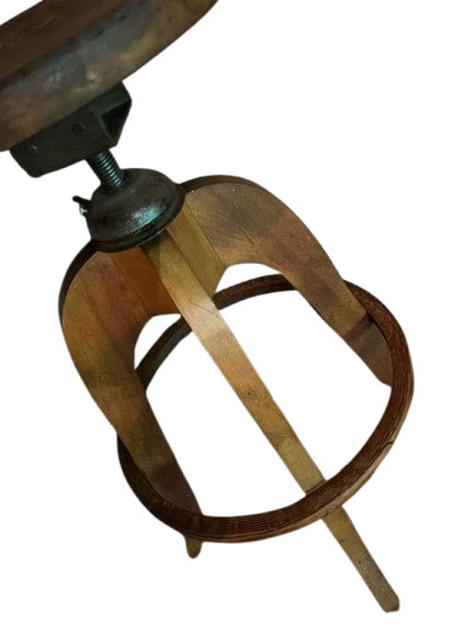 Antique Wooden Drafting Artists Stool