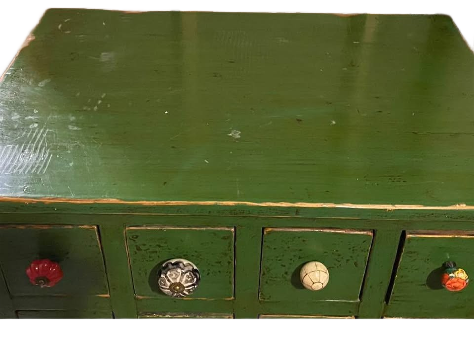 Antique 20-drawer Apothecary Cabinet