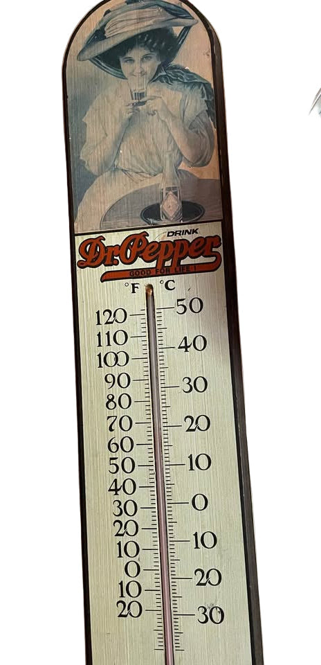 Dr Pepper thermometer