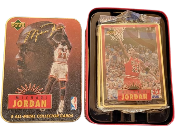 Vintage Michael Jordan tin cards 1996