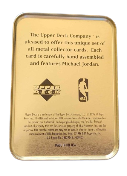Vintage Michael Jordan tin cards 1996