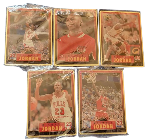 Vintage Michael Jordan tin cards 1996
