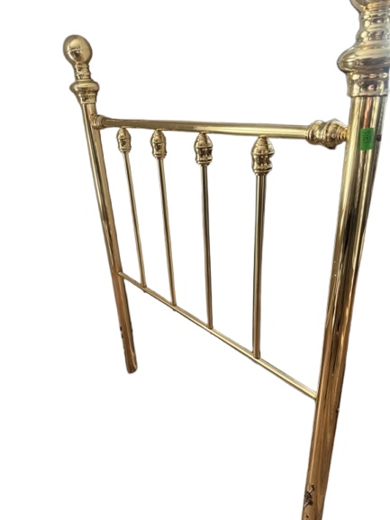Brass Bed Twin, Headboard, Footboard and Frame