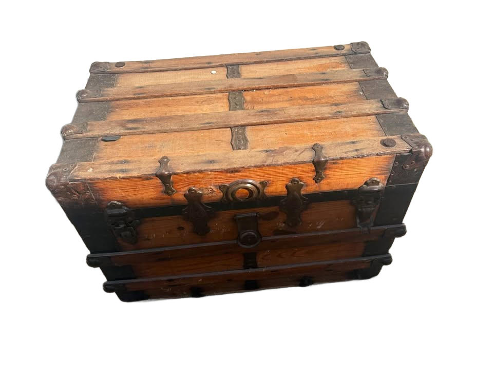 antique steamer trunk