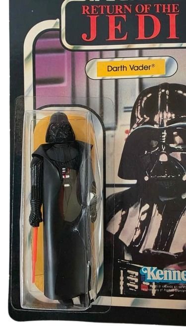 Vintage 1983 Kenner Star Wars Return of the Jedi Darth Vader Action Figure Sealed on 65-Back Card