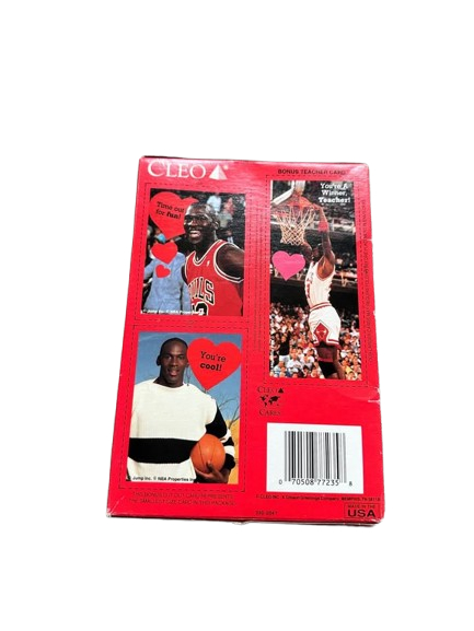 Michael Jordan 1990s Valentine Cards – Cleo Inc. NBA Bulls – Vintage Collectible (Sealed)