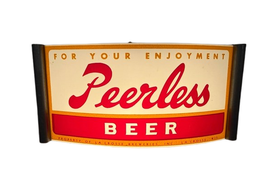 Vintage Peerless Beer Sign Cash Register Light / MINTY Condition