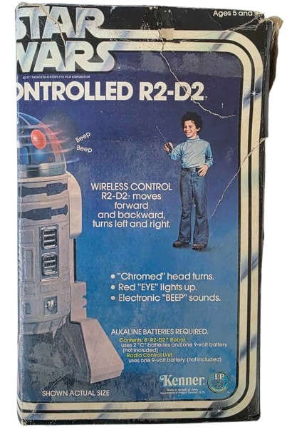 Vintage Kenner Star Wars Radio Controlled R2-D2 1978 Complete with Original Box and Remote