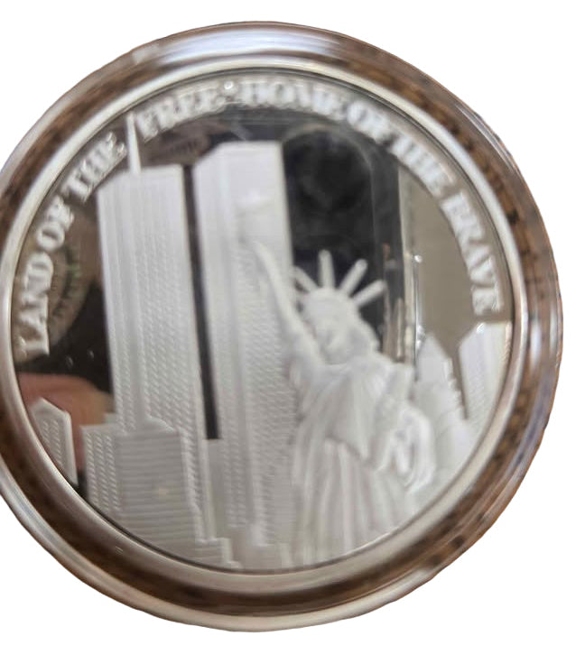 Challenger silver color 1.5" coin set