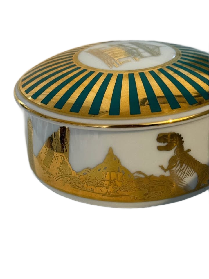 Tiffany & Co. Porcelain Trinket Box – Shedd Aquarium “Amazon Night Gala” 2000 (Chicago Exclusive)