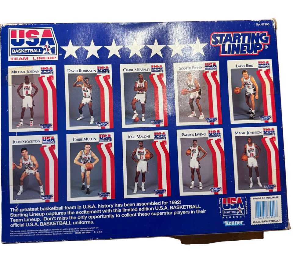 Starting Lineup 1992 USA Basketball Team Lineup Dream Team Michael Jordan