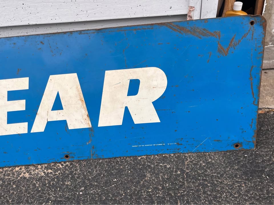 VINTAGE GOOD YEAR TIRES SIGN