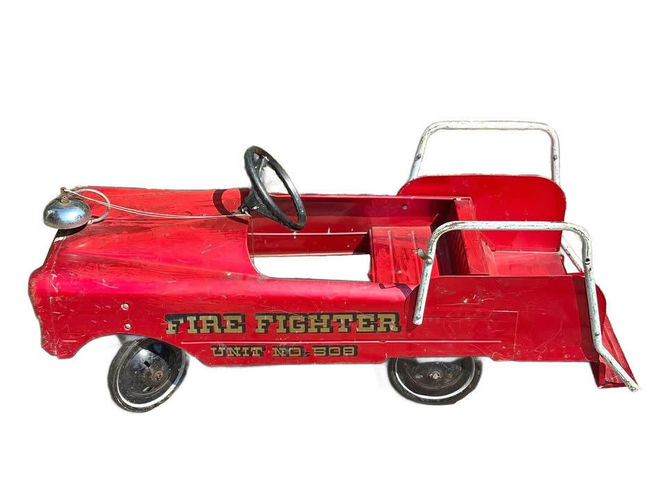 Antique AMF Firefighter Engine 508 Pedal Car