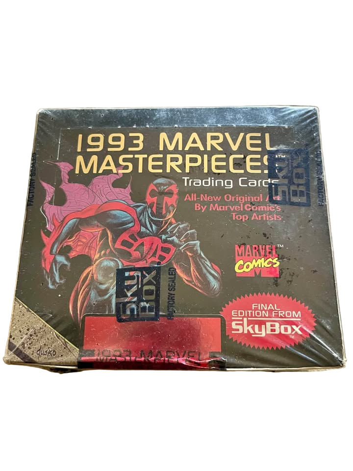 1993 Marvel Masterpieces Trading Cards Box