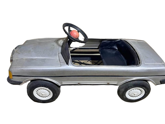 Vintage Antique Metal Pedal Car Mercedes Toy