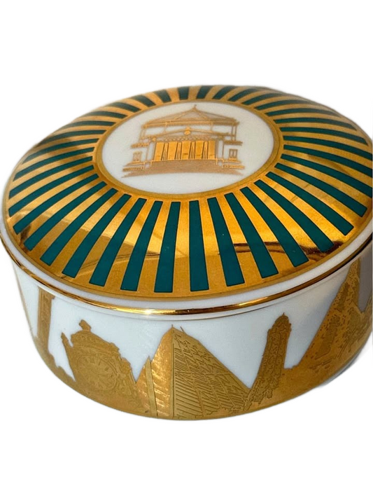 Tiffany & Co. Porcelain Trinket Box – Shedd Aquarium “Amazon Night Gala” 2000 (Chicago Exclusive)