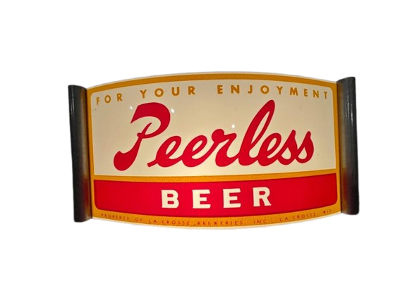 Vintage Peerless Beer Sign Cash Register Light / MINTY Condition