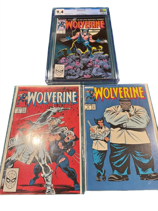Wolverine #1 (9.4 CGC), 2 and 8