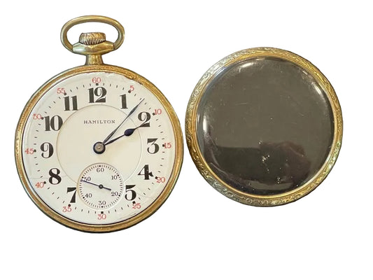 Early 1900s Elgin open faced pocket watch