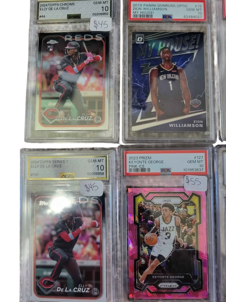 Graded mint PSA 10 cards (8 cards)