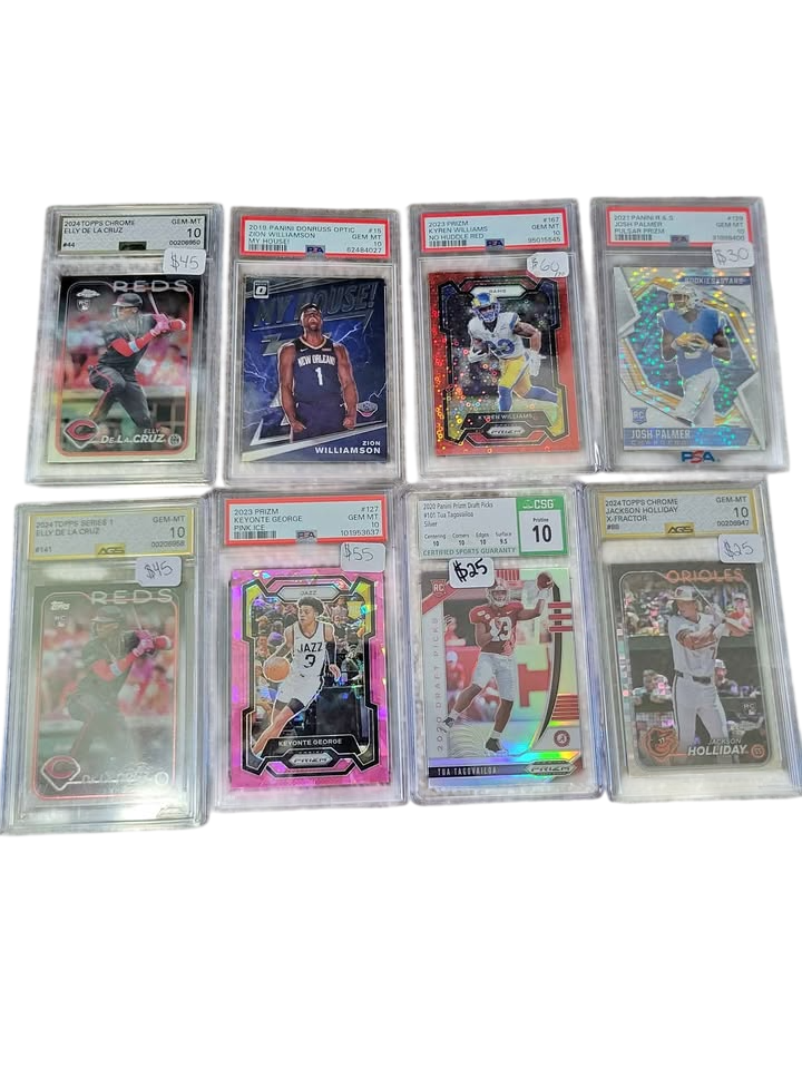 Graded mint PSA 10 cards (8 cards)