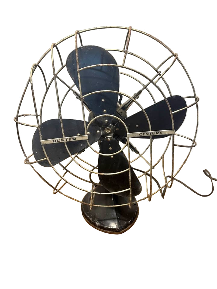 Vintage Pre War 1940s Hunter Century 3 Switch Rotating Fan Antique