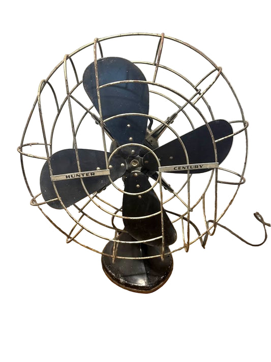 Vintage Pre War 1940s Hunter Century 3 Switch Rotating Fan Antique