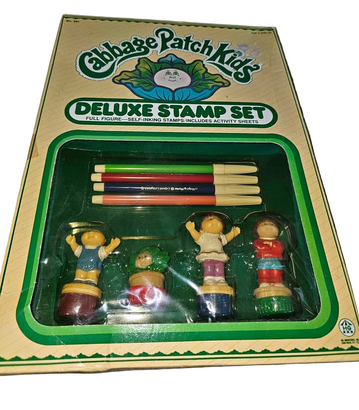 Vintage 1984 Gabage Patch Kids Deluxe Stamp Set