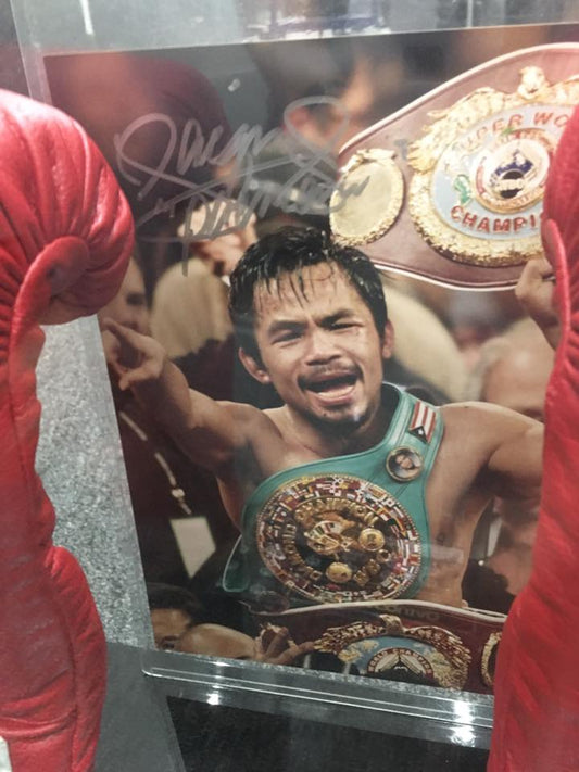Manny Pacquiao memorabilia signed with proof