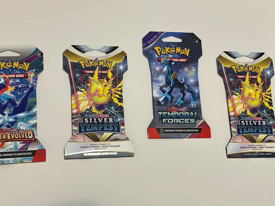 Sword & Shield—Silver Tempest, Scarlet & Violet—Temporal Forces, and Scarlet & Violet—Paldea Evolved