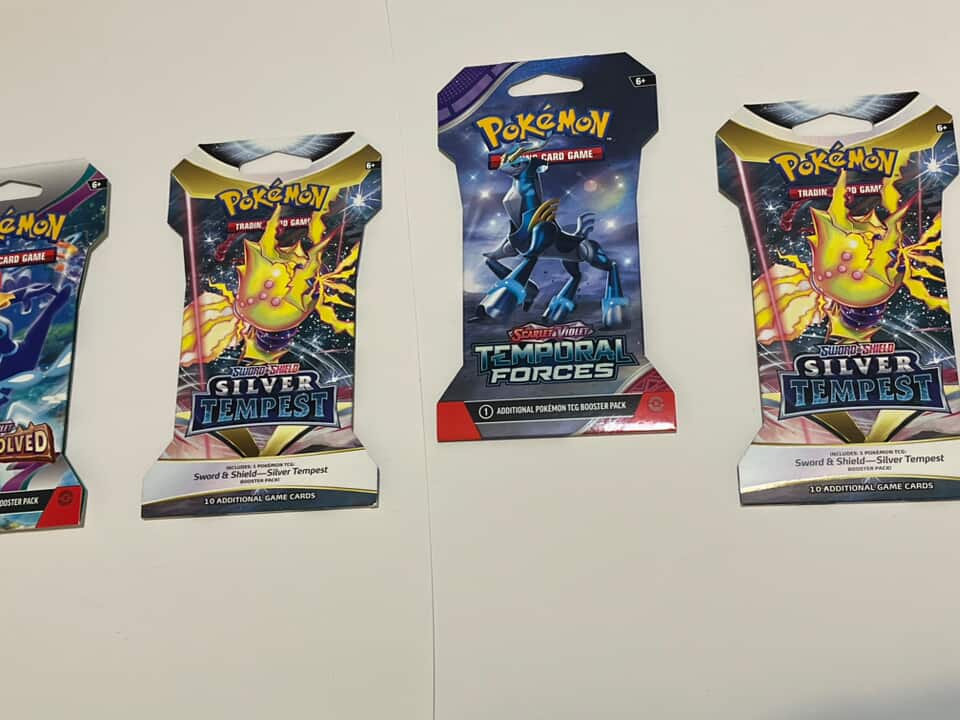 Sword & Shield—Silver Tempest, Scarlet & Violet—Temporal Forces, and Scarlet & Violet—Paldea Evolved