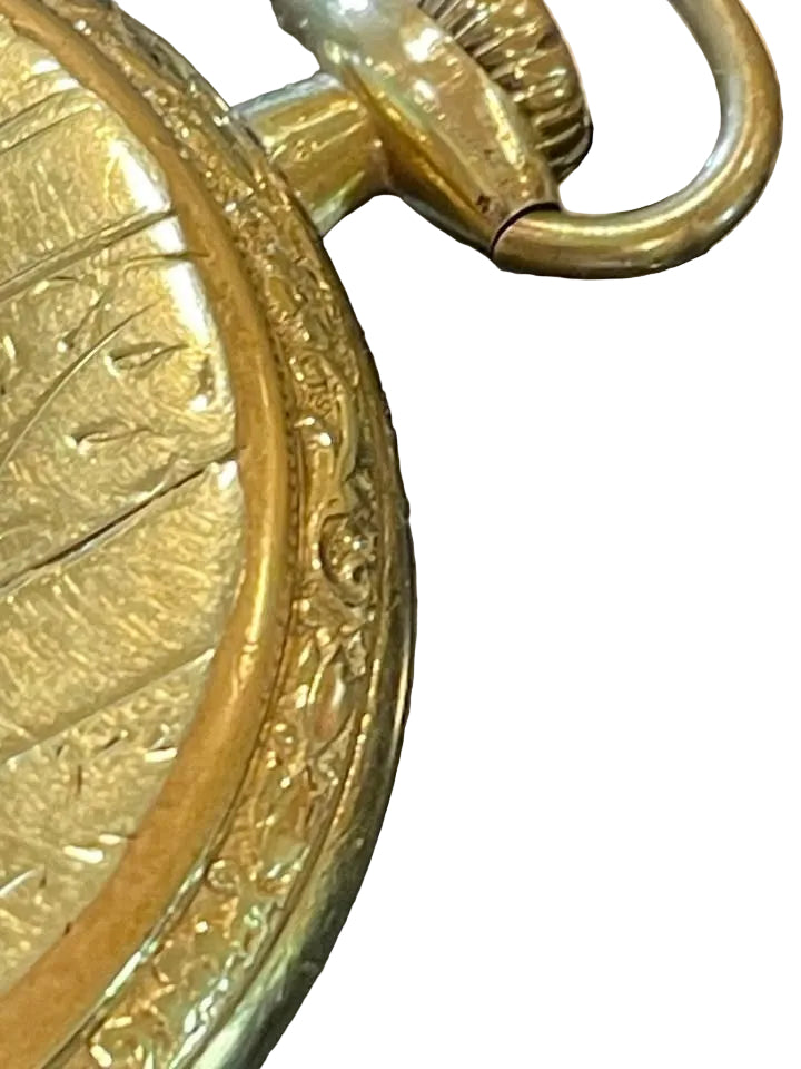 Early 1900s Elgin open faced pocket watch