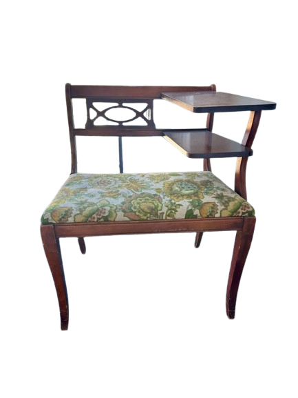 1950’s Vintage Telephone Chair and Gossip Bench