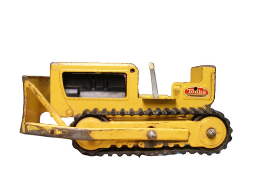Vintage & Antique Toy - Tonka Yellow Bulldozer 9" Long
