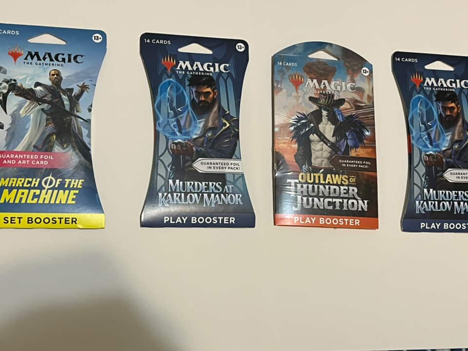 Magic: The Gathering- March of the Machine, Murders at Karlov Manor and Outlaws of Thunder Junction