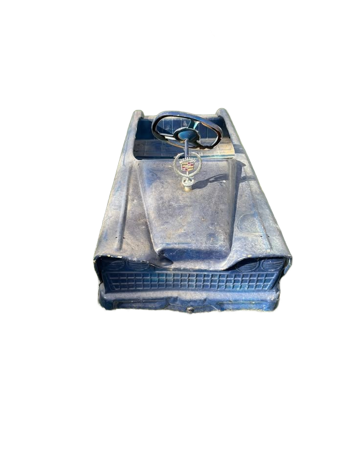 Vintage metal pedal car