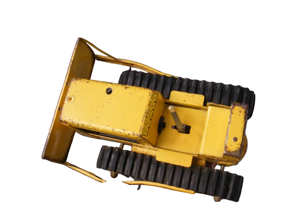 Vintage & Antique Toy - Tonka Yellow Bulldozer 9" Long
