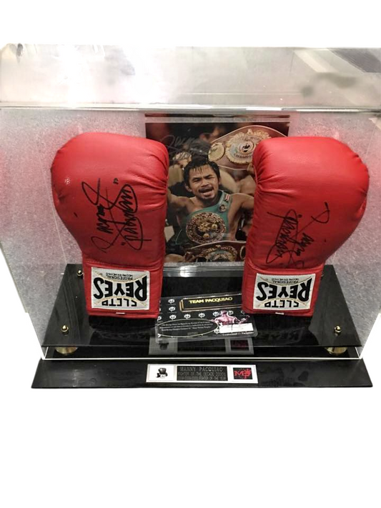 Manny Pacquiao memorabilia signed with proof