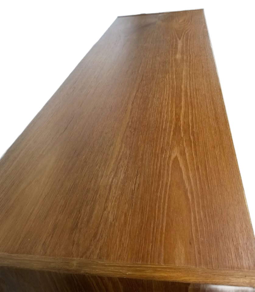 Slim Slick Beauty Danish Modern Mid Century Teak Credenza Bar LP Cabinet