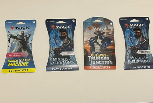 Magic: The Gathering- March of the Machine, Murders at Karlov Manor and Outlaws of Thunder Junction