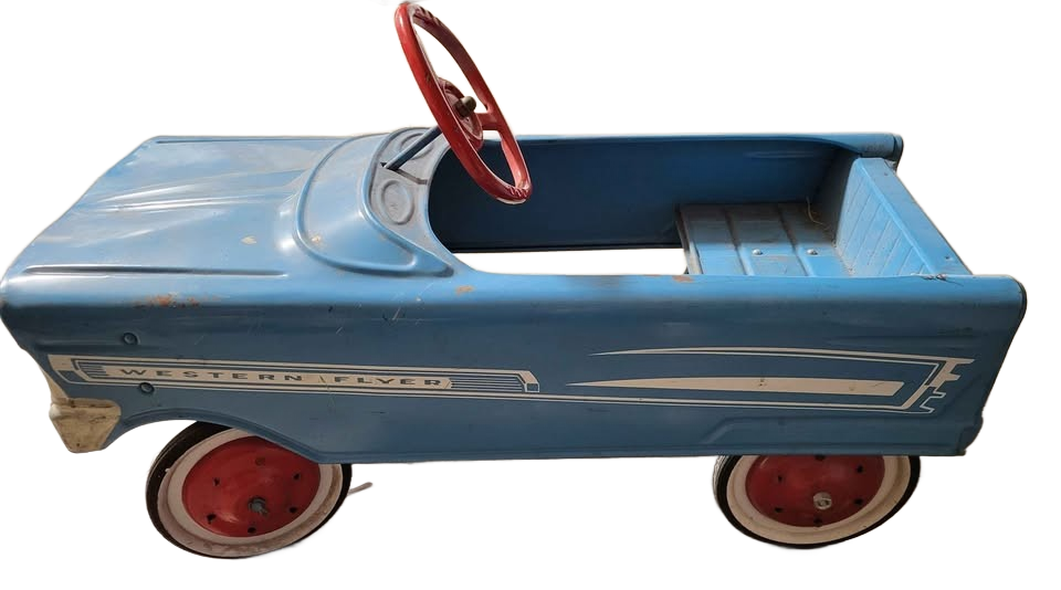 1950s PEDAL CAR western flyer Antique Metal 1950