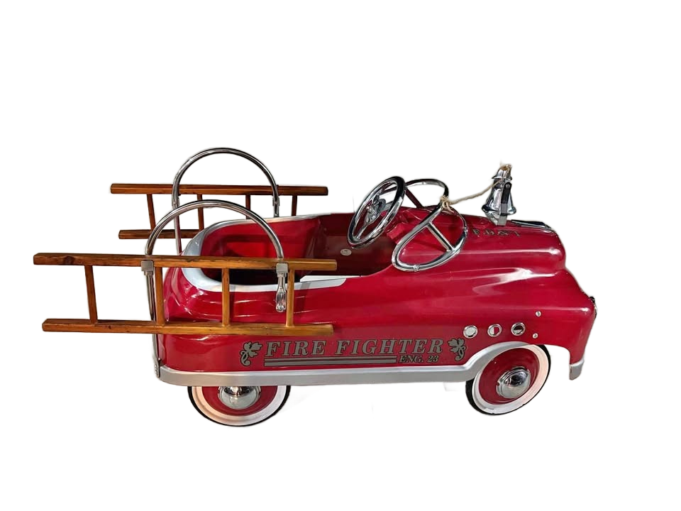 Vintage Firefighter Pedal Car