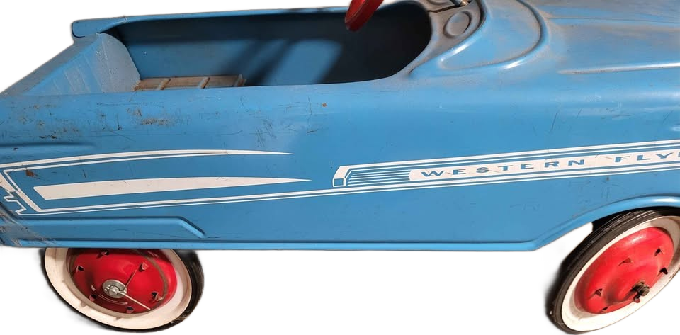 1950s PEDAL CAR western flyer Antique Metal 1950