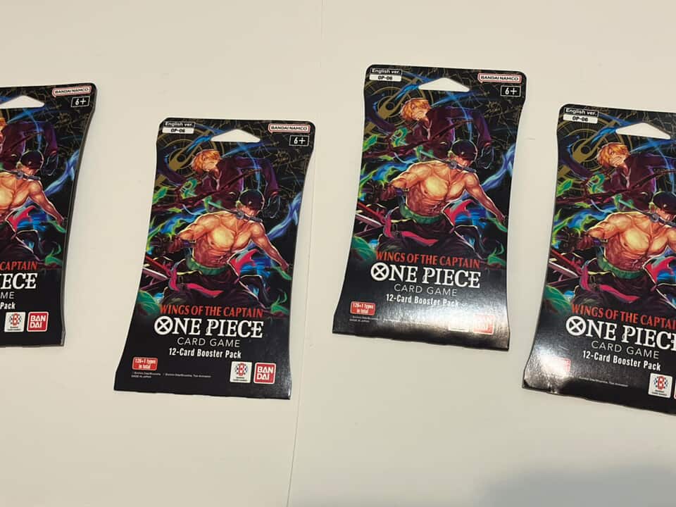 One Piece Card Game: Wings of the Captain (OP-06) 12-Card Booster Pack.
