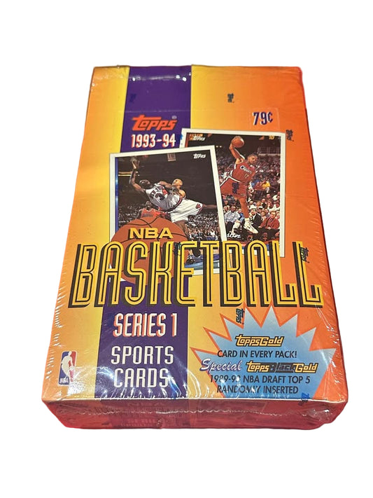 Topps ‘93-94 NBA Basketball Series 1 Trading Cards
